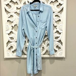 Goodthreads- denim shirt dress  Xlarge